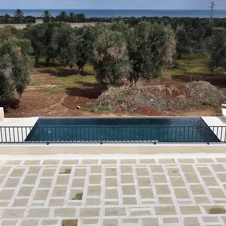 San Giuseppe Pool, Olive Trees And Sea View Serranova