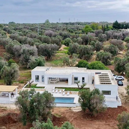 San Giuseppe Pool, Olive Trees And Sea View Serranova